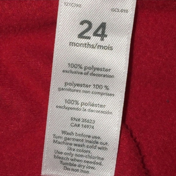 Carter's‎ Boys 24 months red zip front jacket - Picture 4 of 4